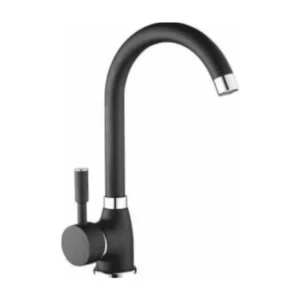 Carysil Table Mounted Regular Kitchen Sink Mixer ALA-1504 with Swinging Spout in Cornflakes Finish