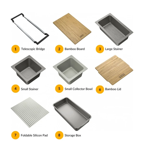 Franke Stainless Steel Sink Box Elite BOX ELITE BXX 210 110 79 ( 33 x 20 inches ) - Satin - Image 4