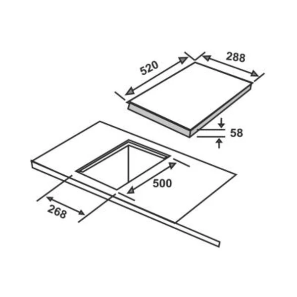 Elica 2 Zones Induction Hob EIH 2Z 30 - Image 3