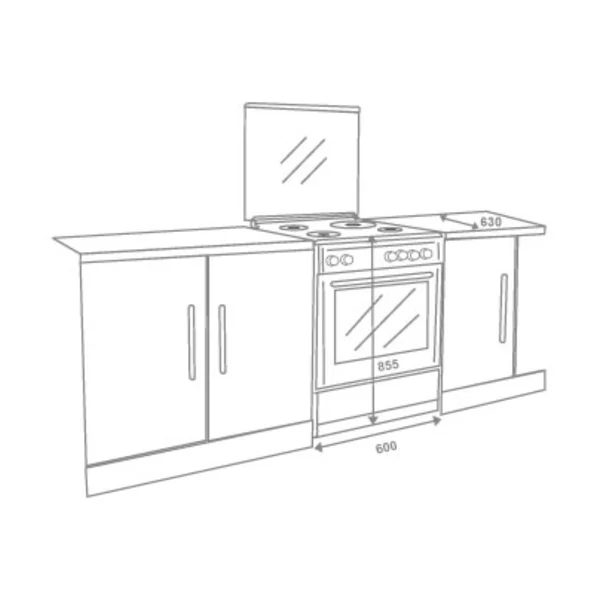 Elica Cooking Range F 6402 ZGRH - Image 3