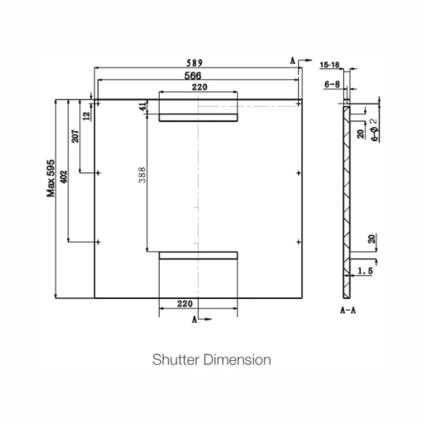Hafele Semi Built in Dishwasher SERENE SI 02 with 14 Place Settings - Image 3