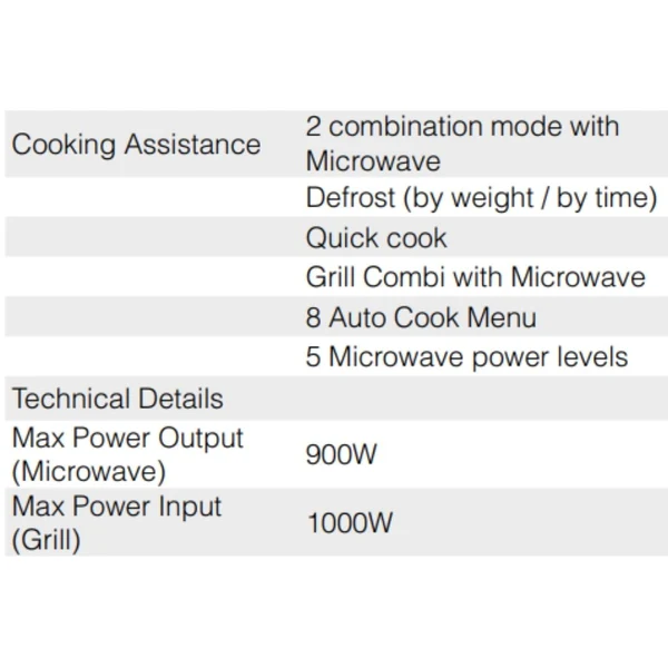 Hafele Built-In Microwave MARIA 28 - Image 4