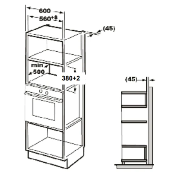 Hafele Built-In Microwave MARIA 28 - Image 5