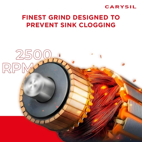 Carysil Food Waste Disposer HEAVY DUTY 1/2 HP - Image 6
