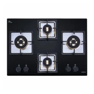 Elica 70 cm 4 Burner Hob Direct Flame Series IND FLEXI FB 470 DX DFS