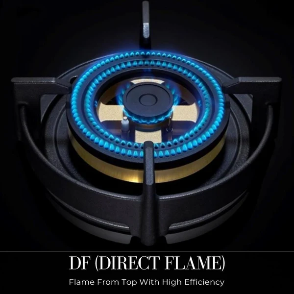 Elica 90 cm 4 Burner Hob Direct Flame Series IND FLEXI FB 491 DX DFS - Image 2