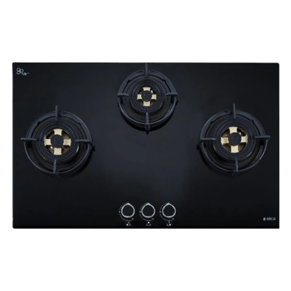Elica 70 cm 3 Burner Hob Direct Flame Series DFS FB MFC 3B 70 DX