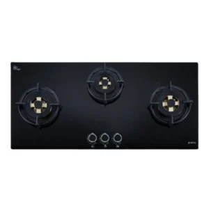 Elica 90 cm 3 Burner Hob Direct Flame Series DFS FB MFC 3B 90 DX