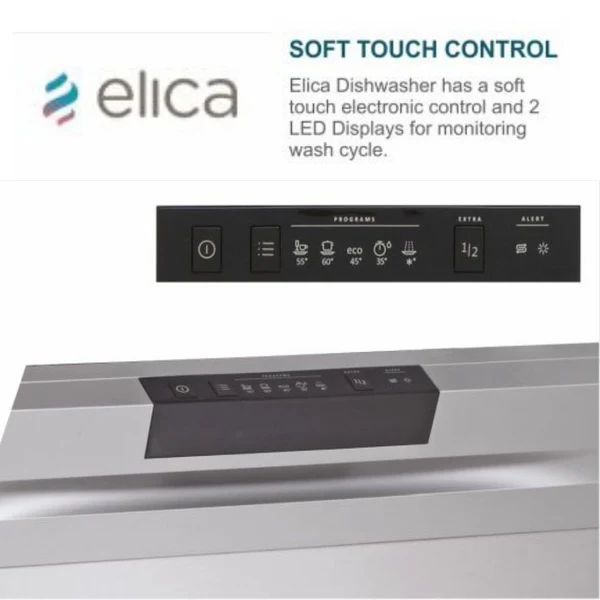 Elica Free Standing Dishwasher WQP 12 7605V SS with 12 Place Settings - Image 7