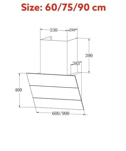 CARYSIL Ciaz 90 BLDC Kitchen Chimney – 1550 m³/hr - Image 2