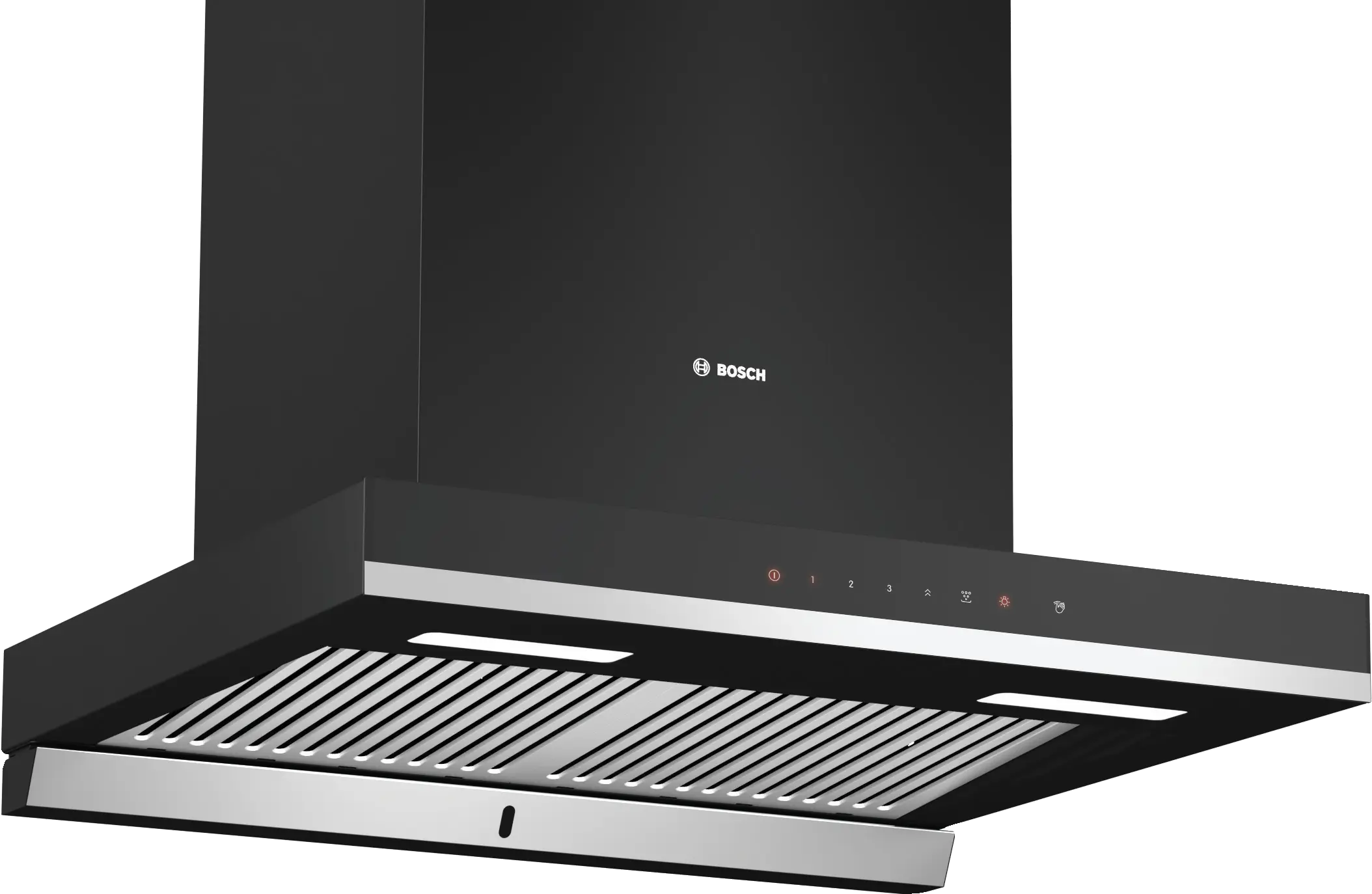 BOSCH CHIMNEY DWBA68J60I Series 4 Wall-Mounted Cooker Hood 60 cm Matt black