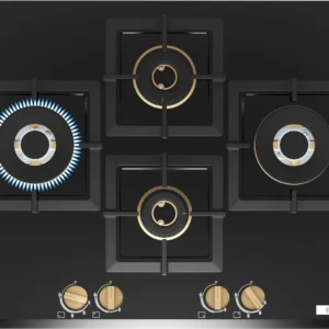 BOSCH HOB PNI7B6G20I Series 6 Gas hob 75 cm Tempered glass, Black