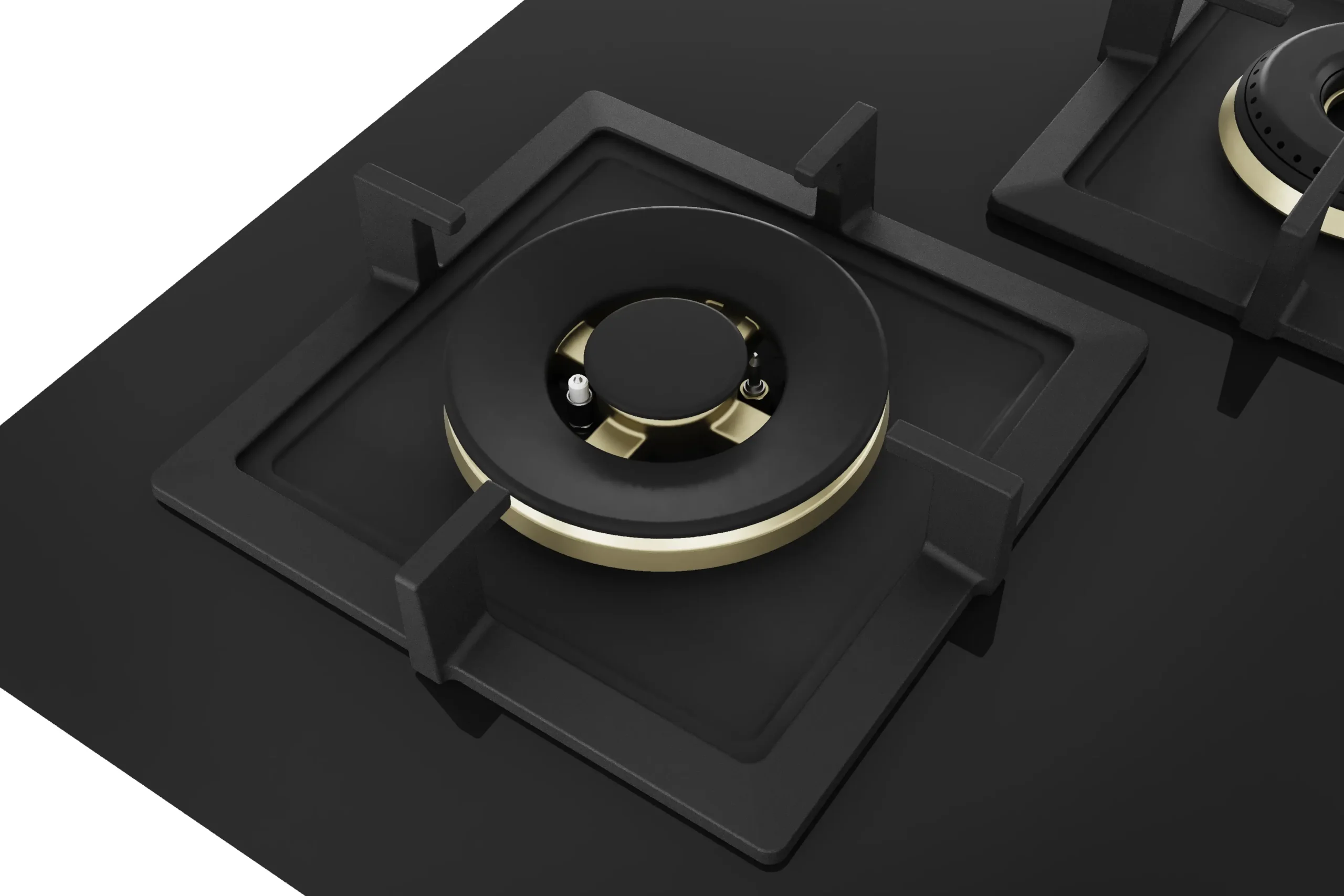 BOSCH HOB PNF9B6G20I Series 4 Gas hob 90 cm Tempered glass, Black - Image 5
