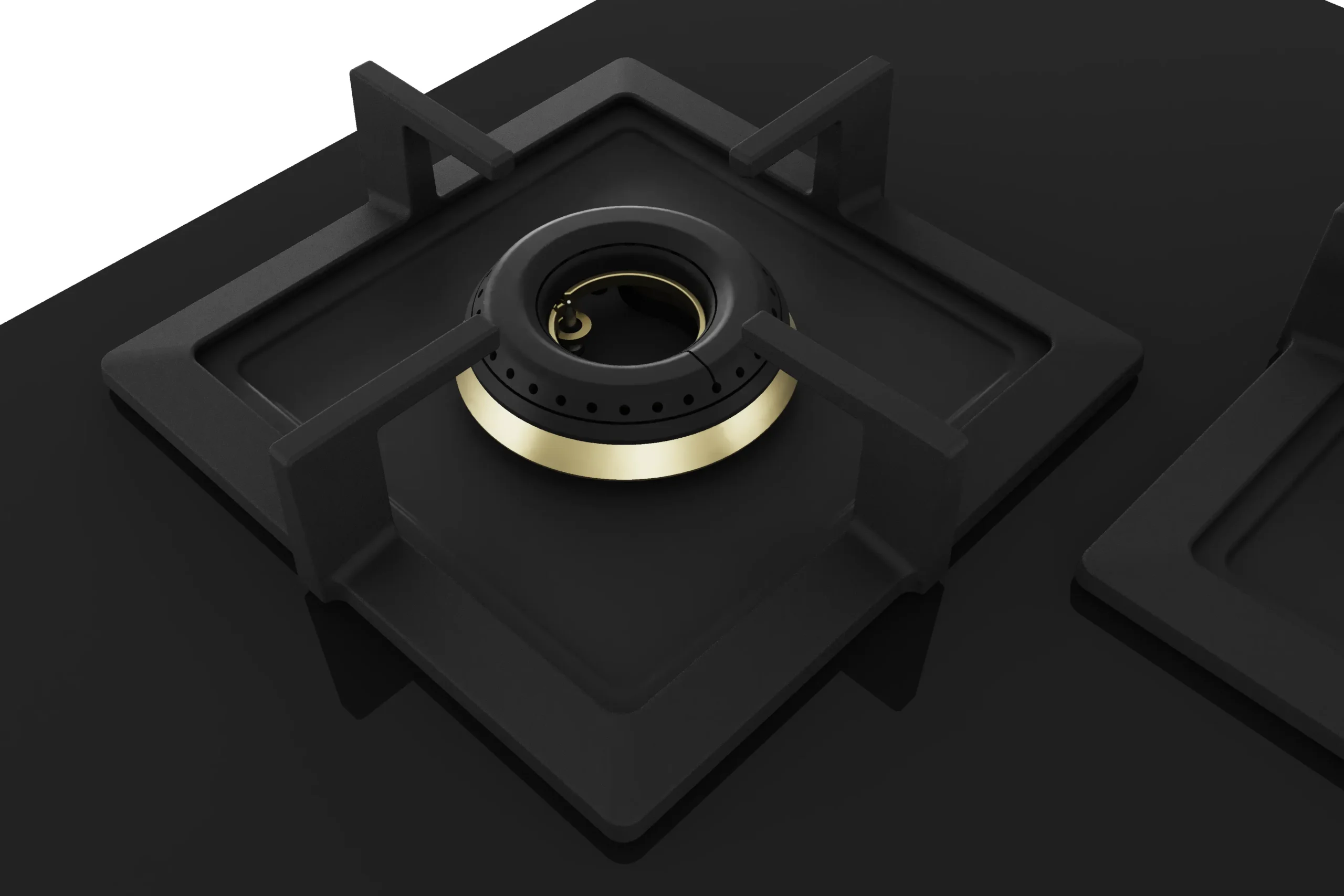 BOSCH HOB PNF9B6G20I Series 4 Gas hob 90 cm Tempered glass, Black - Image 6