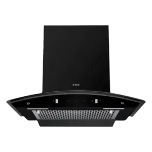 Elica FL 600 SLIM HAC MS NERO 60cm 1200m3/hr Ducted Auto Clean Wall Mounted Chimney with Touch Control Panel (Black)