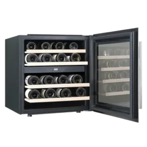 Elica EWC 92 Liters Direct Cool Single Door Wine Cooler with LED Display (2635, Black)