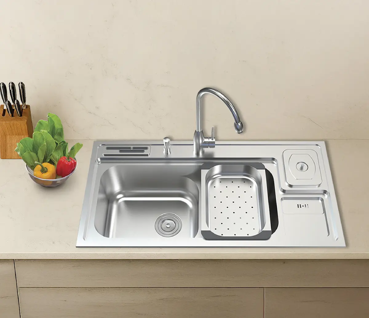 HINDWARE SINK EVARADO PLUS (38.5x19.6x8.6)