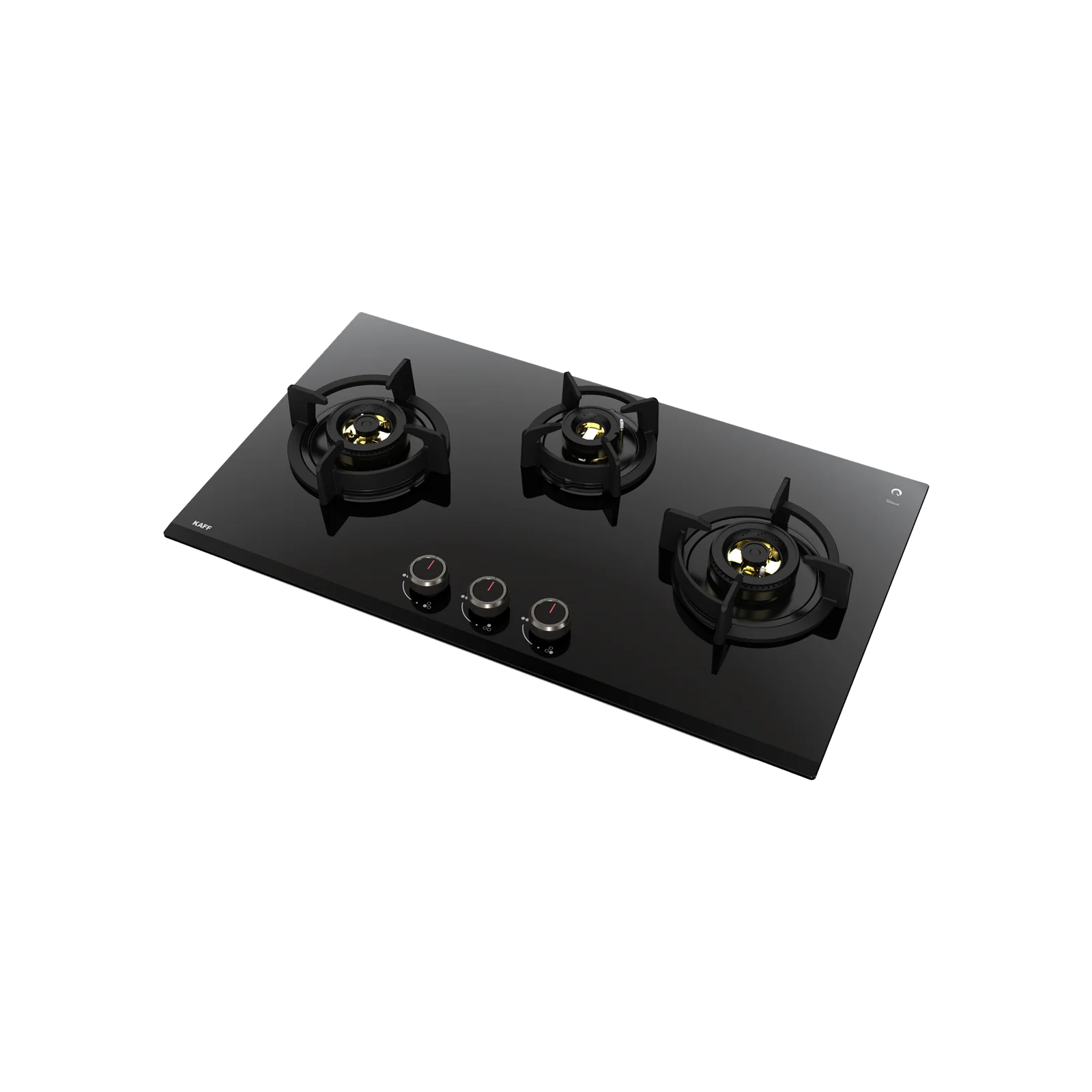 KAFF 3 Burner Built-in Hob with Full Brass Burners, FFD & Auto Ignition, 78 cm (ASF 783) - Image 2