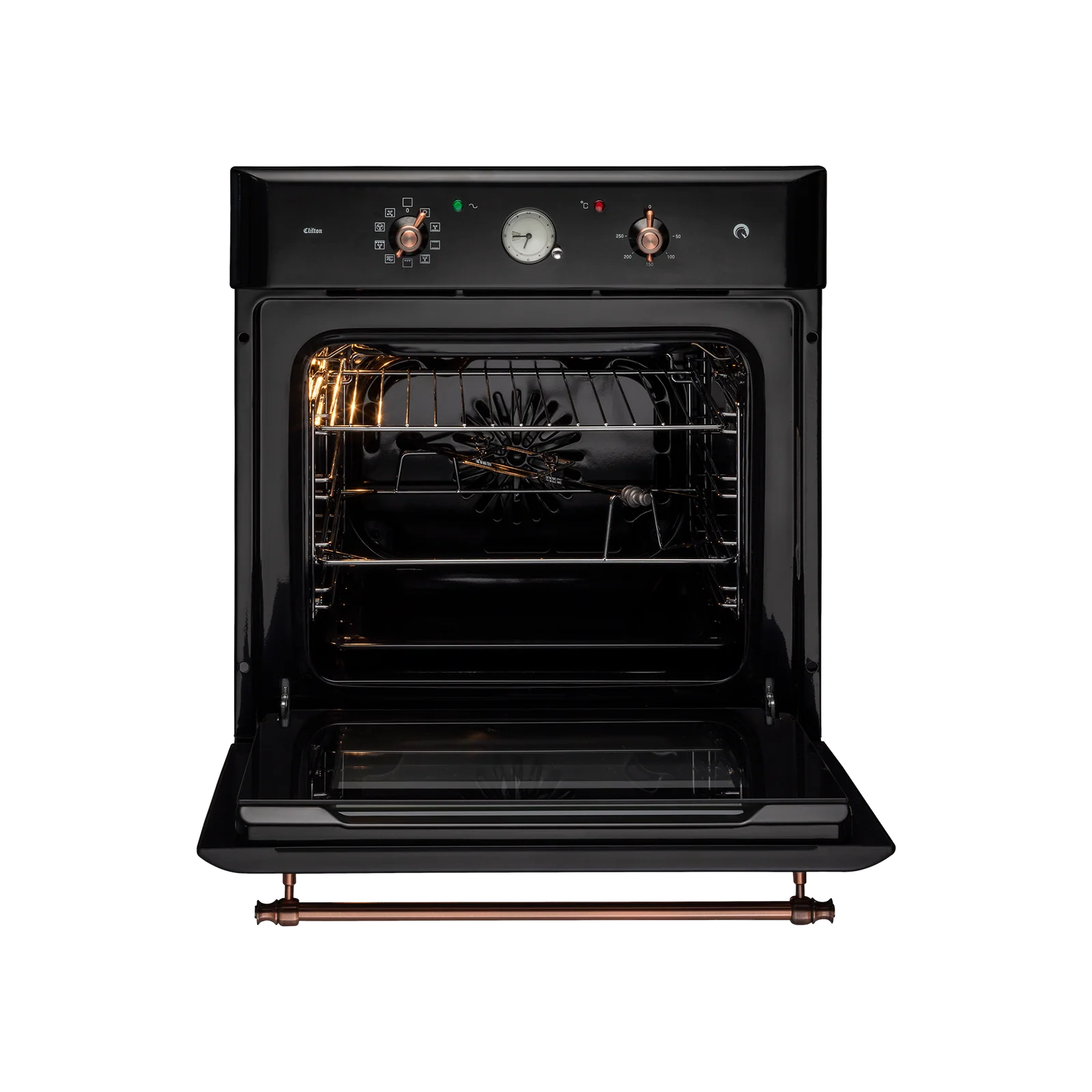 KAFF CLOV 6 BLN - 60 L Built-in Oven with True Convection & Black Retro Finish - Image 3