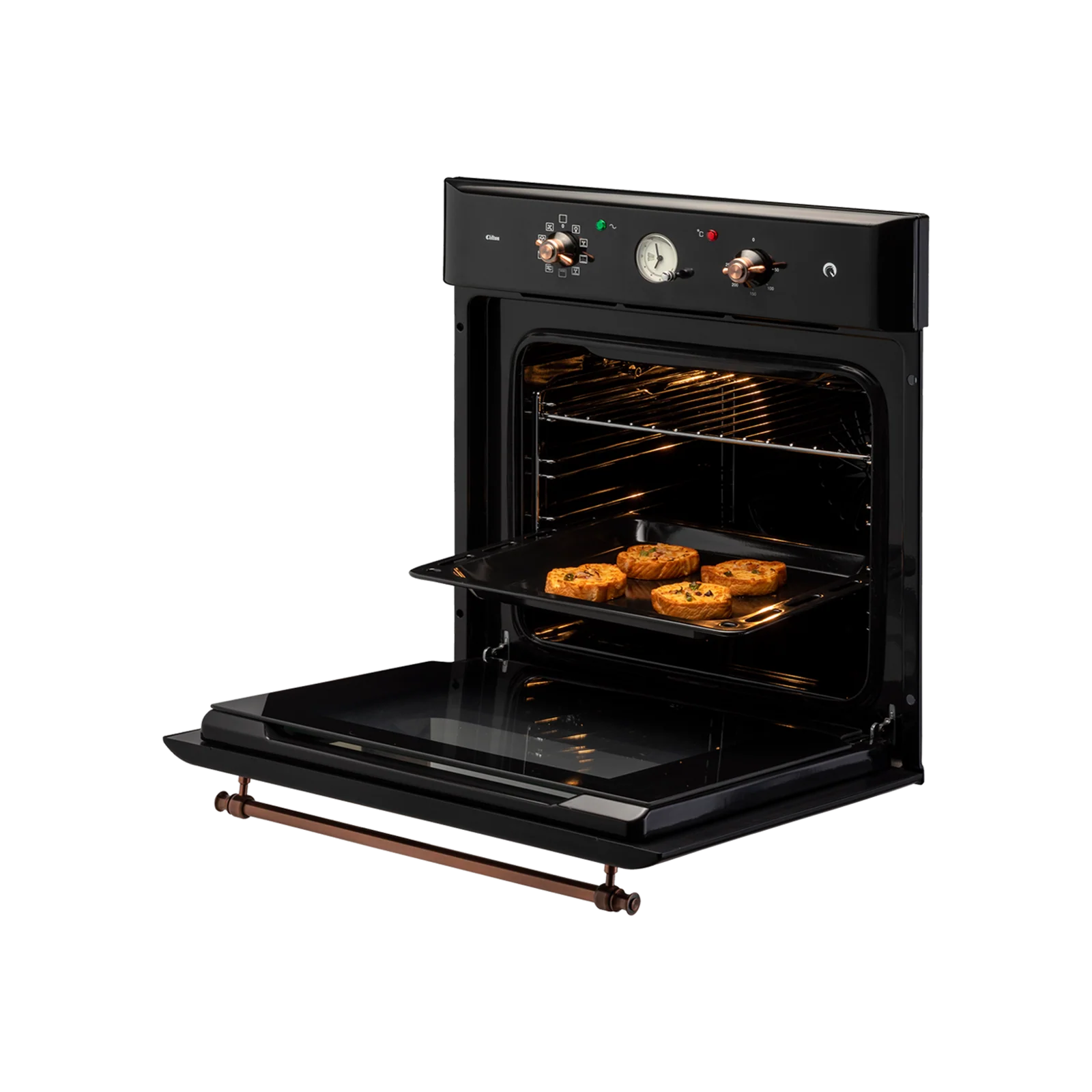 KAFF CLOV 6 BLN - 60 L Built-in Oven with True Convection & Black Retro Finish - Image 5