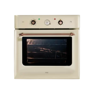 KAFF CLOV 6 CR - 60 L Built in Oven with Cream Retro Finish and True Convection