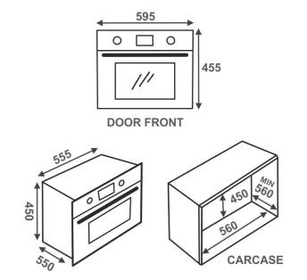 ELICA EPBI COMBO OVEN TRIM 44L - Image 2