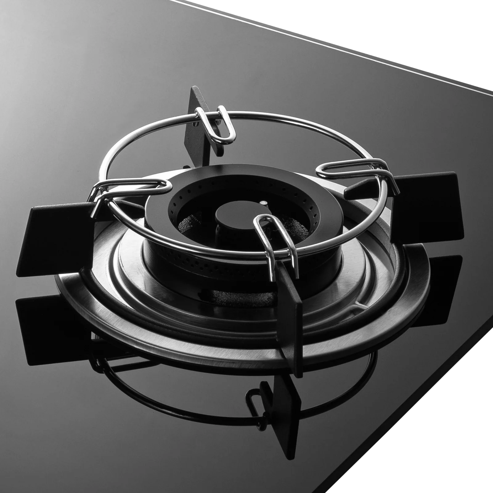 KAFF 3 Burner Built-in Hob with Brass Burners & Auto Electric Ignition, 78 cm (HBR 783 B) - Image 3