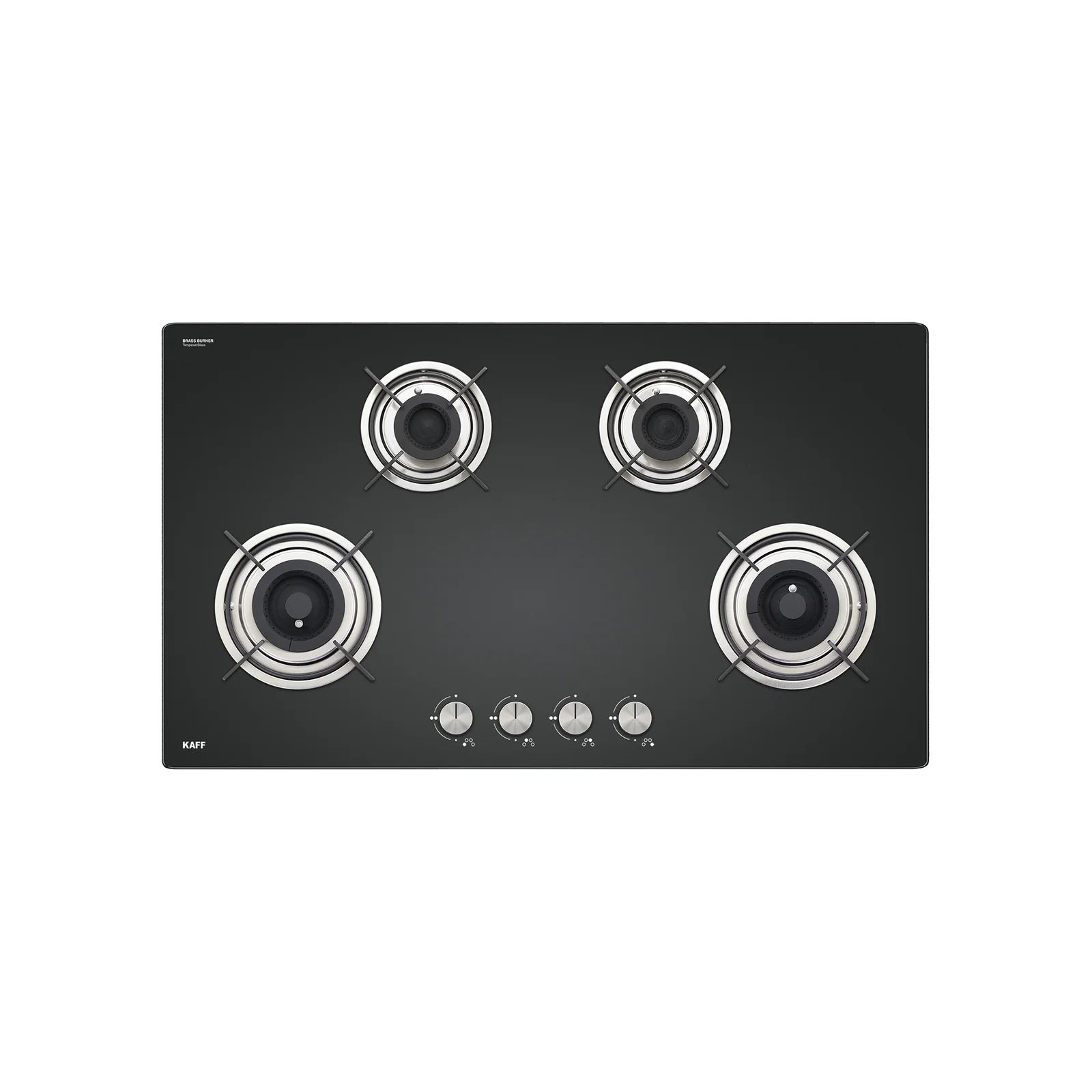 KAFF 4 Burner Built-in Hob with Brass Burners & Auto Ignition, 90 cm (HBR 904 A) - Image 3