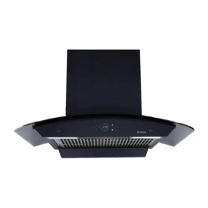 Elica 75 cm Wall Mounted Chimney / 2300RPM / Ismart Series ISMART GLACE FL HAC 75 LTW NERO / 15 YEARS WARRANTY