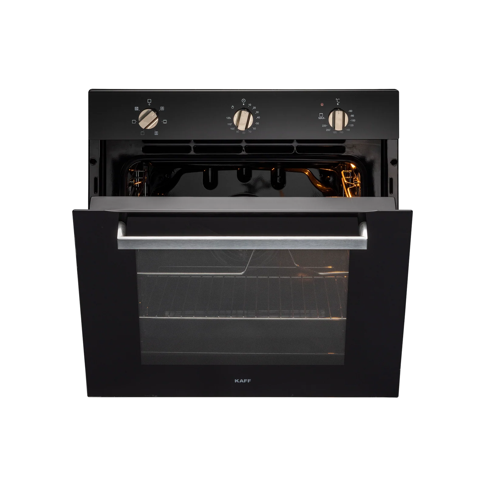 KAFF KOV 73 MRFT- 73 L Built-in Oven with 3 Layer Glass Door, Full Black Tempered Glass Finish - Image 2