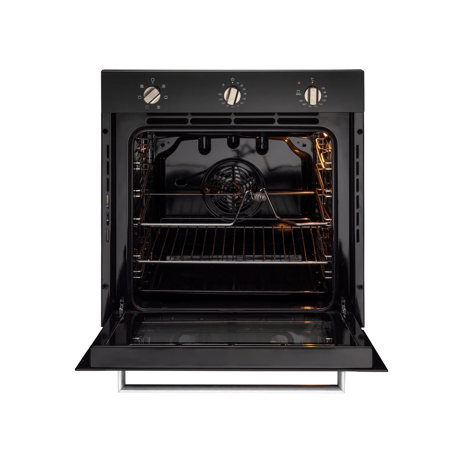 KAFF KOV 73 MRFT- 73 L Built-in Oven with 3 Layer Glass Door, Full Black Tempered Glass Finish - Image 3