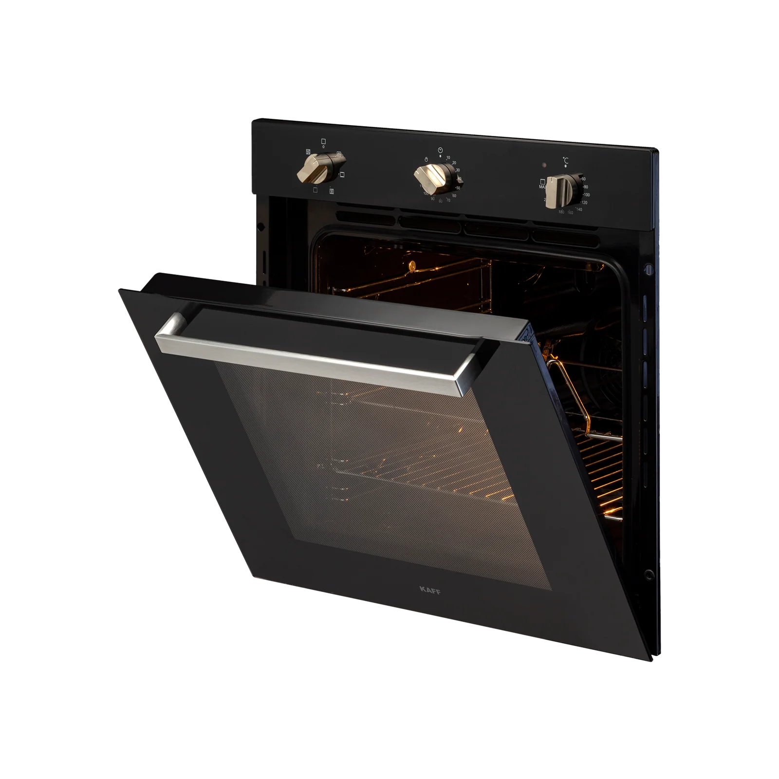 KAFF KOV 73 MRFT- 73 L Built-in Oven with 3 Layer Glass Door, Full Black Tempered Glass Finish - Image 4