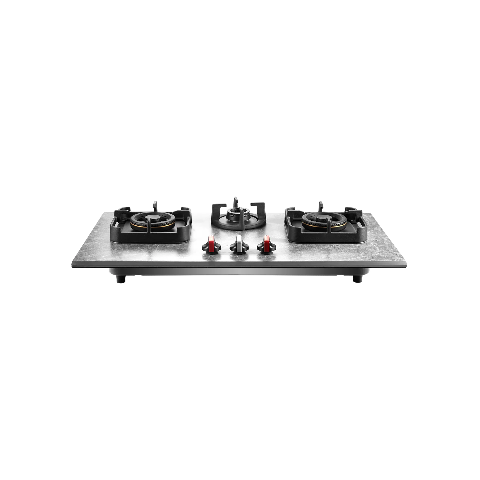 KAFF 3 Burner Built-in Hob, Full Brass Burners with FFD Safety, 82 cm (MARMOR 823) - Image 3