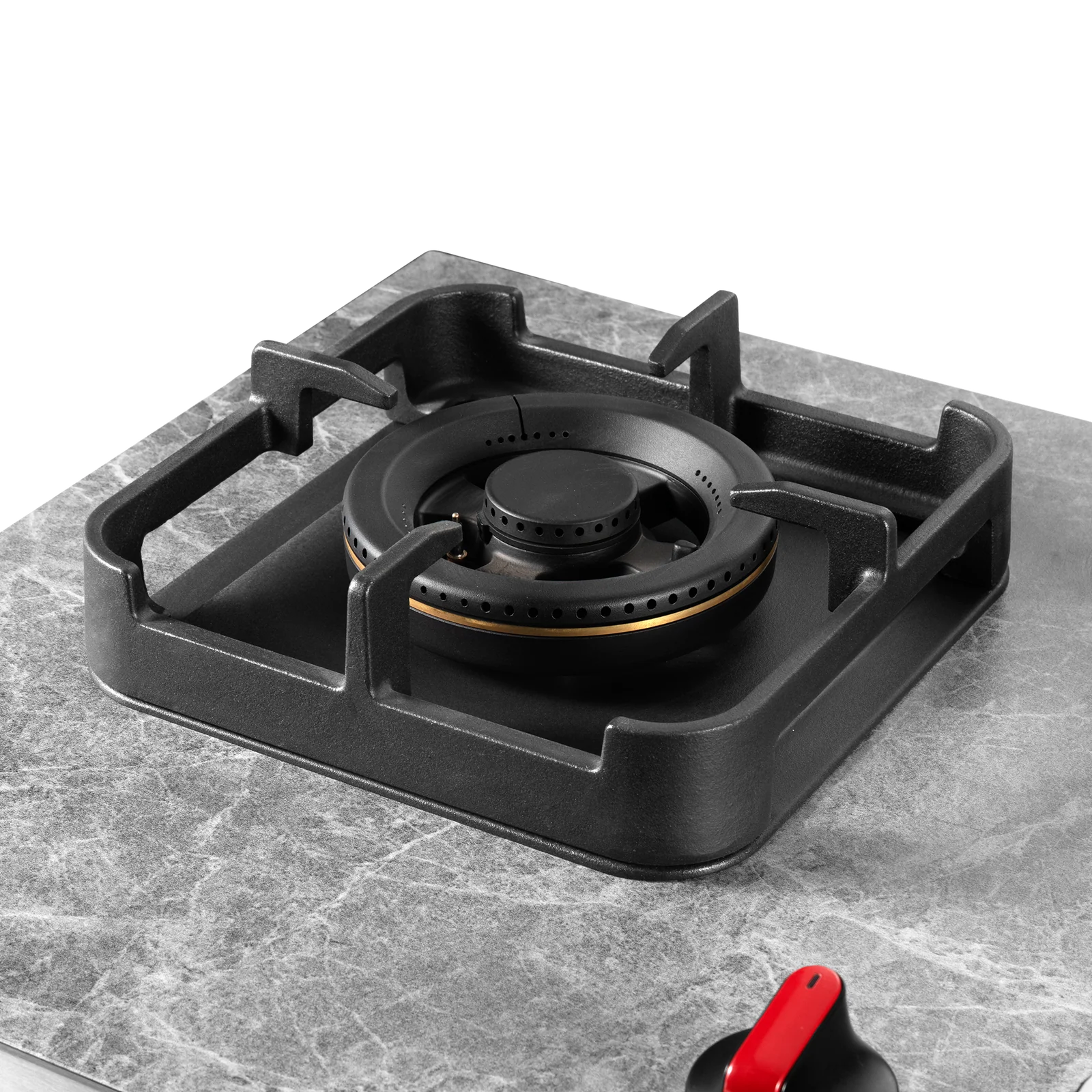 KAFF 3 Burner Built-in Hob, Full Brass Burners with FFD Safety, 82 cm (MARMOR 823) - Image 4