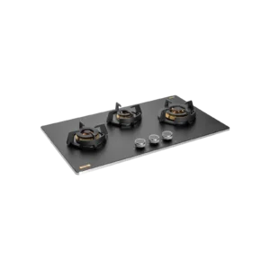 KAFF 3 Burner Built-in Hob with Brass Burners, FFD & SS Moulded Strip, 78 cm (MSM 783/783X)