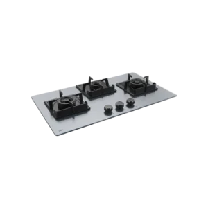 KAFF 3 Burner Built-in Hob with Frosted Grey Glass & Full FFD, 78 cm (NYG 783G)