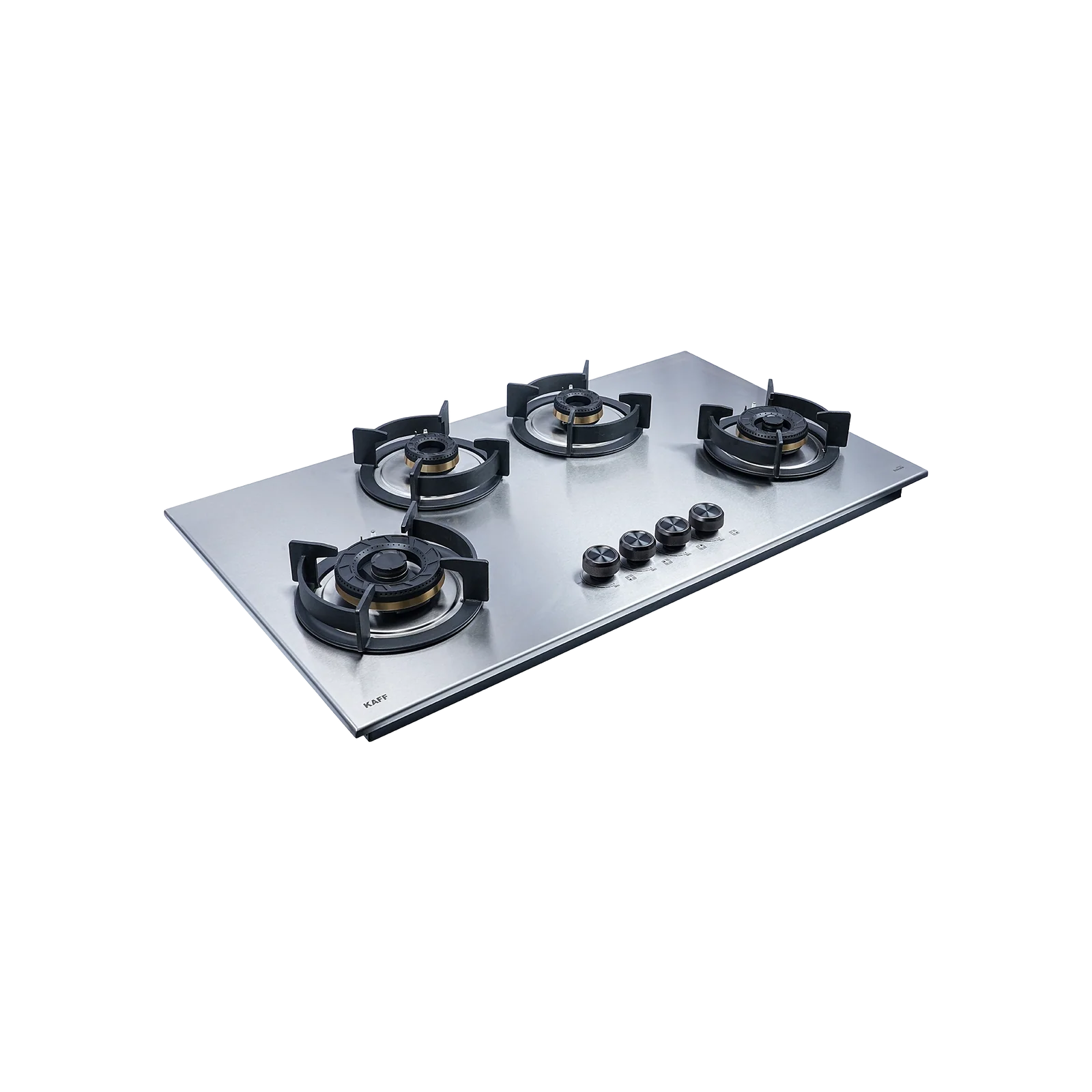 KAFF 4 Burner Built-in Hob, Premium Brushed Stainless Steel with FFD, 90 cm (ROBUSTA 904)