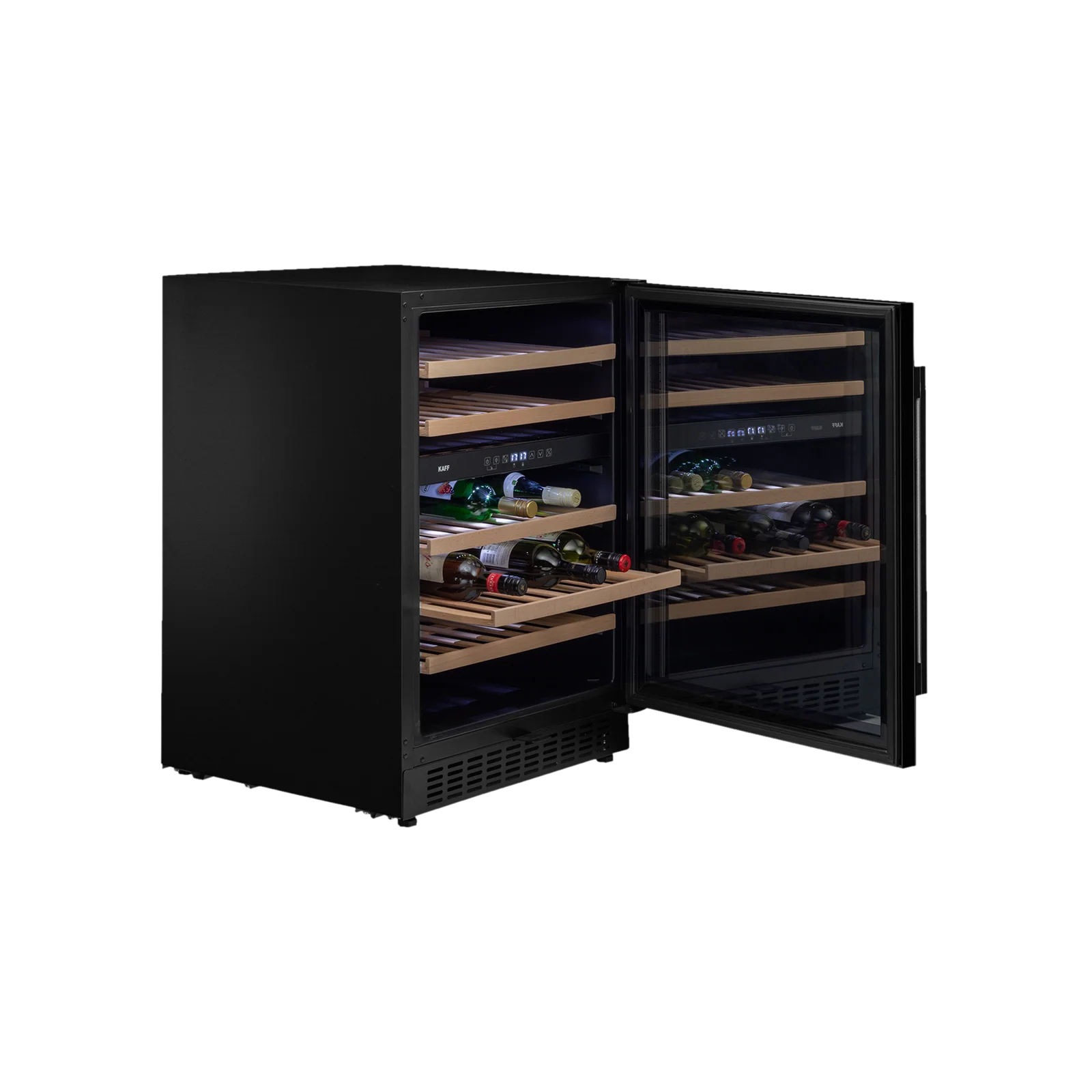 KAFF WC135 - DZ Dual Zone Wine Cooler , 46 Bottles Capacity Approx., Touch Control - Image 3
