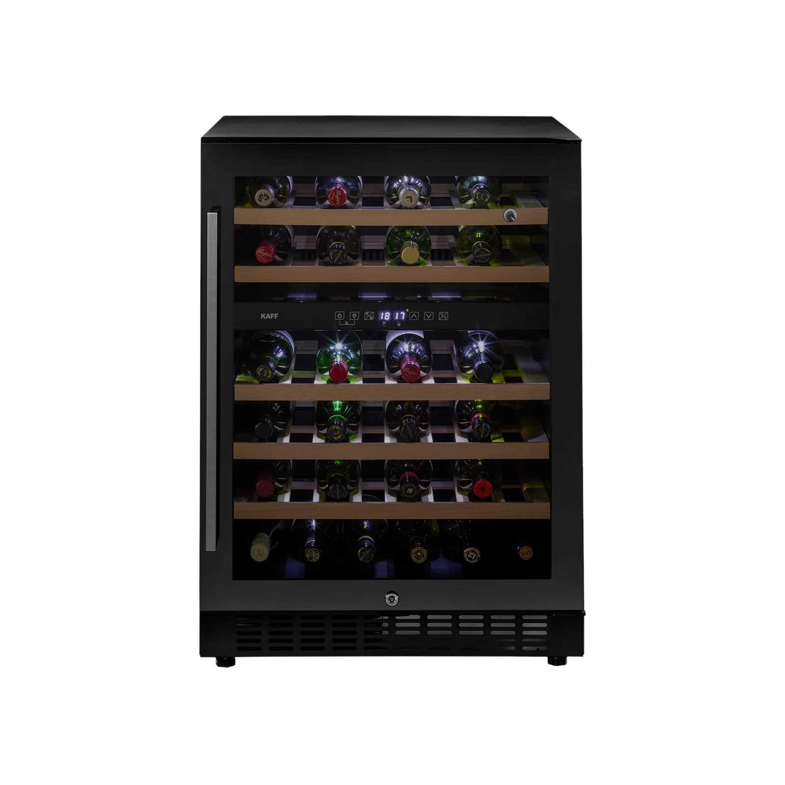KAFF WC135 - DZ Dual Zone Wine Cooler , 46 Bottles Capacity Approx., Touch Control - Image 4