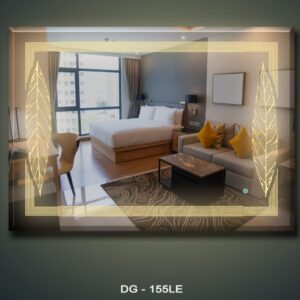 (18×24 Mirror Size), Wall Mount Rectangular Led Mirror for Bathroom & Bedroom, Mirror with Light, Touch Sensor Controlled with 3 Colour Lights and Brightness Adjustable