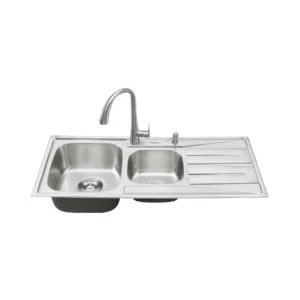 Hindware Stainless Steel Sink Designer Series AMADEO ( 46 x 20 inches ) - Satin