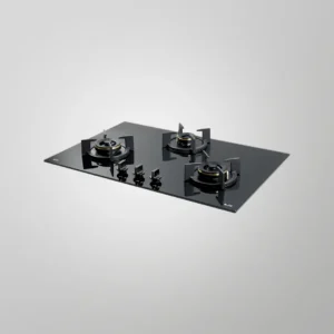 KAFF BZ 783 Built-In Hob, Auto Ignition 3 High Efficiency Forged Brass Burners Coated in Black