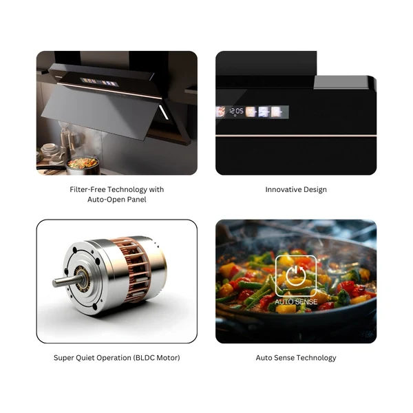 Hafele 60 cm Wall Mounted Chimney TERESA NEO I-60 BLDC - Image 2