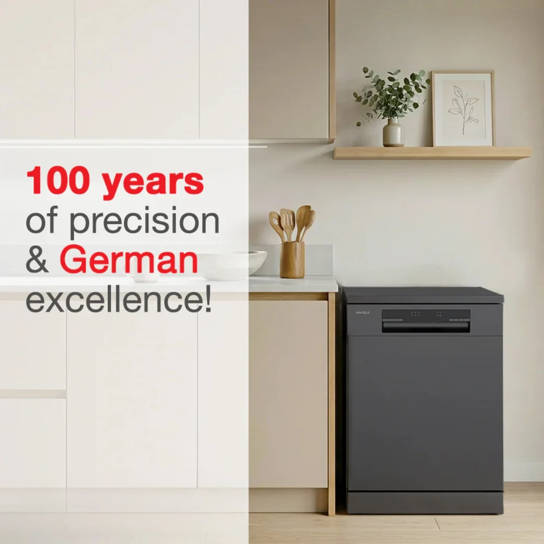 Hafele Free Standing Dishwasher AQUA NOIR 13 FS with 13 Place Settings - Image 6