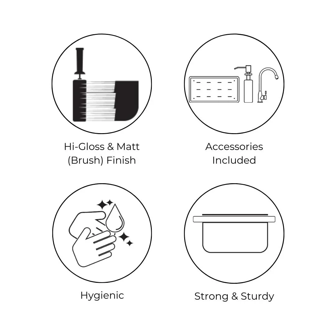 HINDWARE SINK EVARADO PLUS (38.5x19.6x8.6) - Image 3