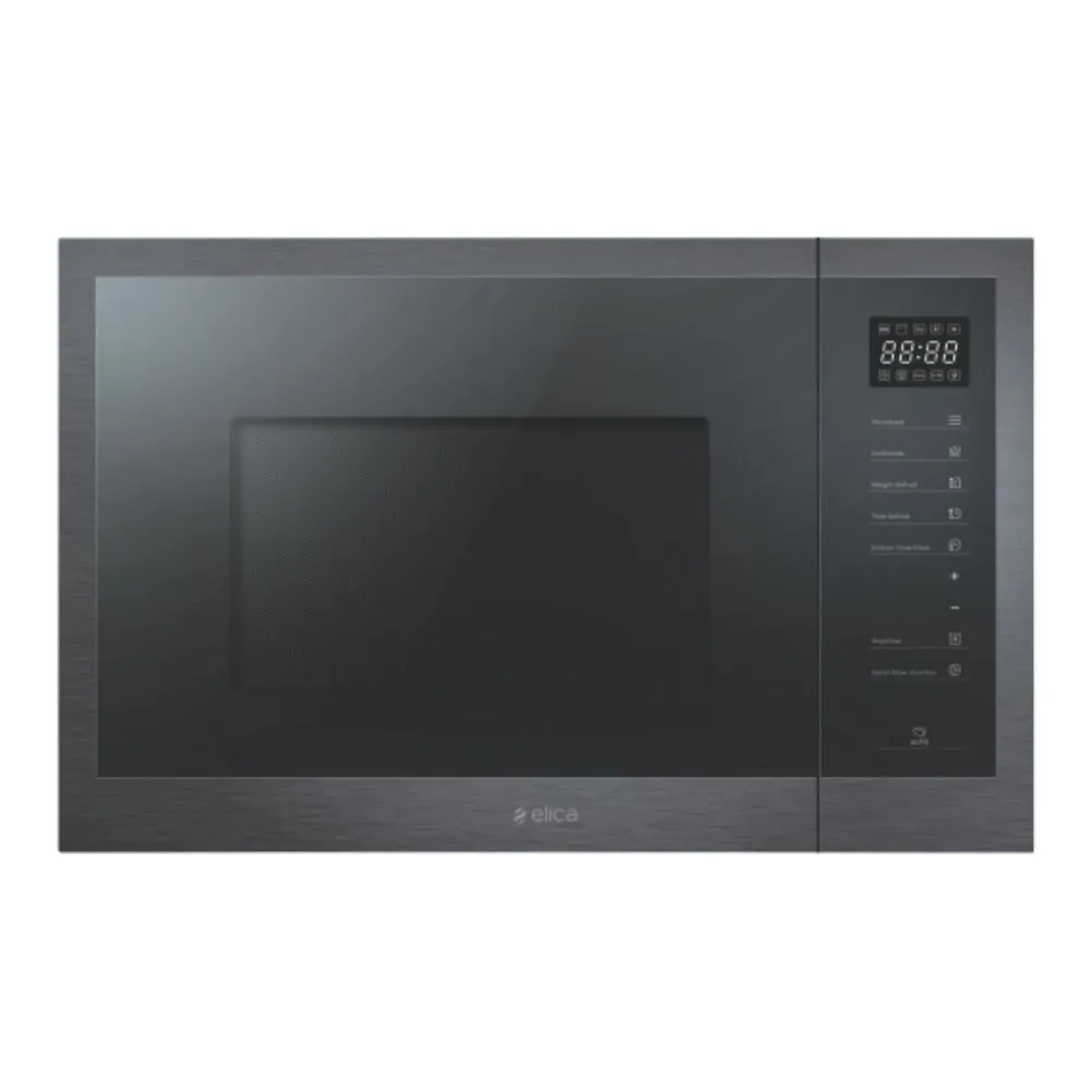 Elica EPBI MWO G25 INOX NERO 25 L Built-in Microwave with Grill & Touch Control - Image 4