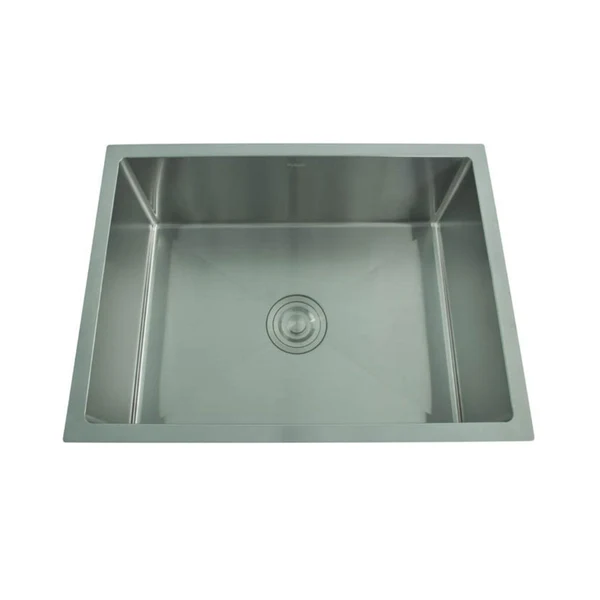 Futura Stainless Steel Sink Hand Carved Series SINGLE BOWL FS 2418 HM 24 X 18 ( 24 x 18 inches ) - Brush - Image 2