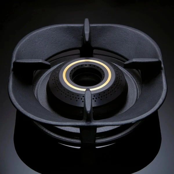 Elica 75 cm 4 Burner Hob Crown Lotus Series CROWN FLEXI 475 LOTUS IND HD BRASS - Image 3