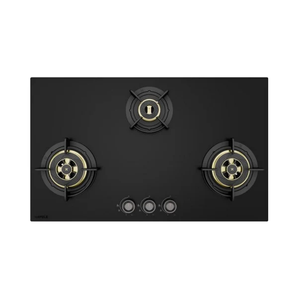 Hafele 86 cm 3 Burner Hob Altius Plus Matt Series ALTIUS PLUS MATT GLASS 390