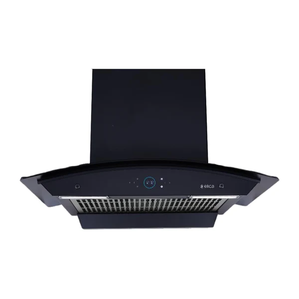Elica 60 cm Wall Mounted Chimney / 2300RPM / Ismart Series ISMART GLACE FL HAC 60 LTW NERO / 15 YEARS WARRANTY